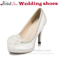 Wholesale silver pointed toe high heel wedding shoes